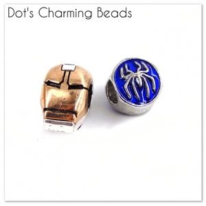 Iron Man & Spider-Man Avengers Superhero Charms